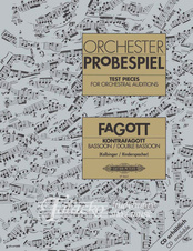 Test Pieces for Orchestral Auditions - Bassoon